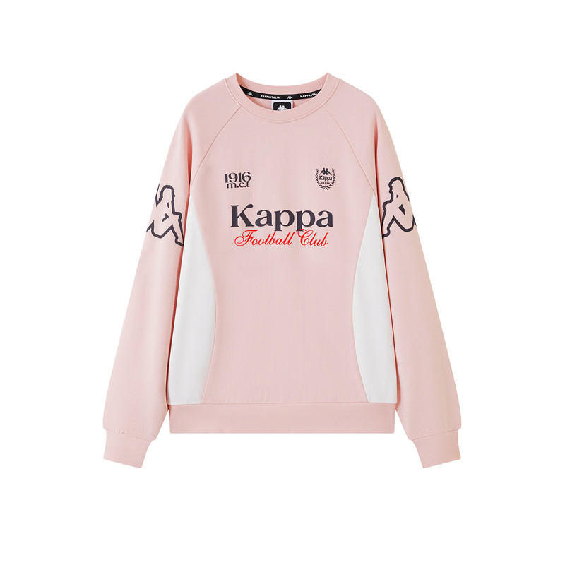 Kappa卡帕美式运动风撞色卫衣女