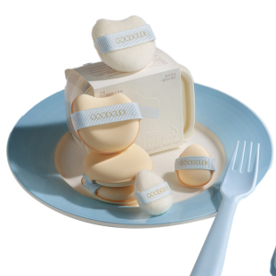 古迪全套粉扑气垫干湿两用超软不吃粉粉底液专用棉花糖大厚