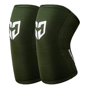 BOXERGING健身护膝男深蹲器械训练加压健美力量举练腿大力士绑膝