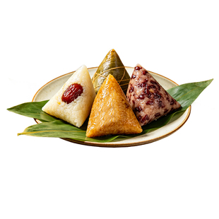 手工甜粽子蜜枣红豆八宝糯米端午节早餐速食北方粽礼品粽叶整箱