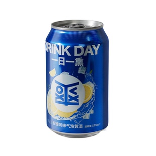 【尝鲜装】会稽山 柠檬味爽酒正宗气泡黄酒5度330ml*1冰饮酒