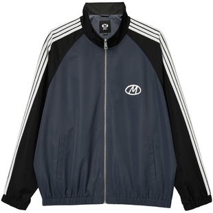 MLMR男装秋季新款时尚感中性校园风外壳宽松字母刺绣外套上衣男女