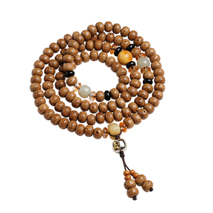 星月菩提手串正品配饰男女手链108颗念佛珠盘玩老籽文玩高端精品