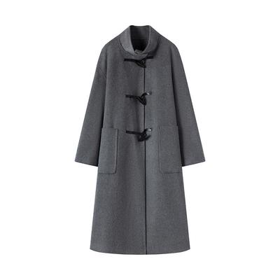 N°28羊毛呢大衣女秋冬季长款