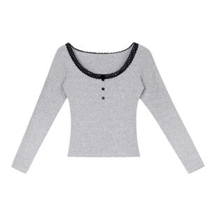 JoyceBra带胸垫打底衫保暖内衣女秋冬加厚螺纹棉内搭外穿显瘦秋衣