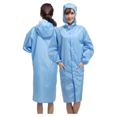 连帽洁净服防静电大褂四季男女