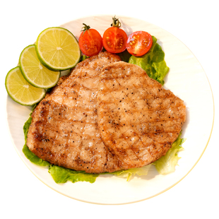 黑椒猪扒炸猪排低脂非减脂减肥代餐肉排半成品早餐空气炸锅食材