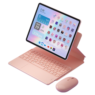 2022新款ipad保护套Pro蓝牙妙控键盘11寸磁吸分离适用2021苹果平板air4/5一体式10.9保护壳12.9皮套鼠标套装