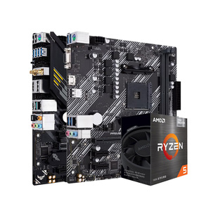 AMD锐龙R5 5600GT盒装搭A520M/B550M台式电脑办公CPU内存主板套装
