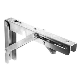 折叠304不锈钢三角支架墙上置物架活动隔板伸缩层板支撑三脚托架