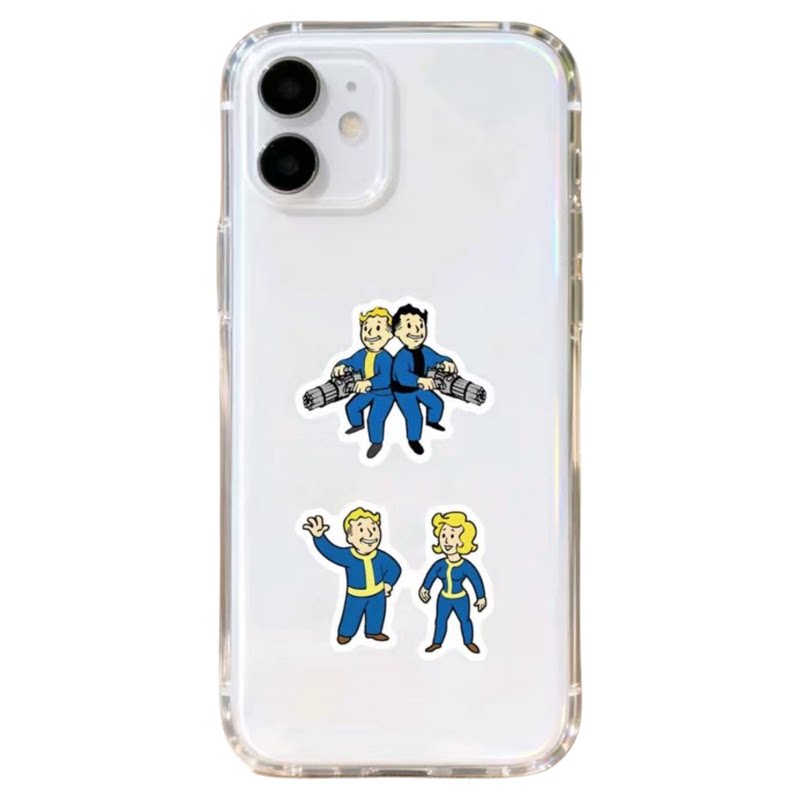 Fallout辐射50张游戏贴纸遮丑贴
