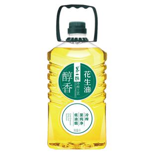第一坊冷榨醇香花生油4L+368ml 压榨一级油 食用油家庭装大桶油