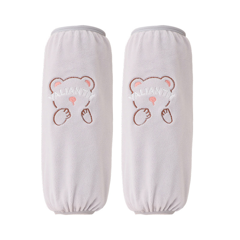 新款秋冬袖套女士长款加厚羽绒服防脏套袖办公室工作护袖干活袖头