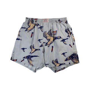 BRINK 男睡裤夏季男内裤纯棉薄款短四角家居卡通宽松阿罗裤男纯棉