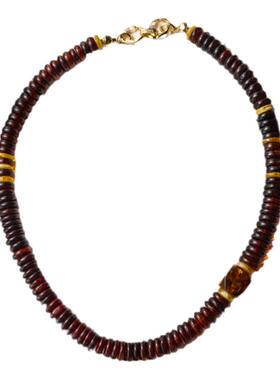 二梦三青【许愿池旁】天然月光石项链女