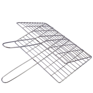 弧形烧烤夹网不锈钢烤鱼夹子烤肉户外烤蔬菜烧烤用品架网工具商用