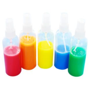 儿童绘画涂鸦量杯烧杯漏斗 幼儿园科学实验器皿喷壶课程材料工具