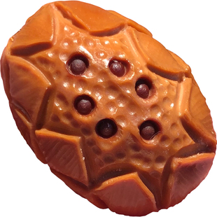 橄榄核雕刻精工莲花 单籽单颗背云腰珠佛头塔苏工DIY金刚配饰吊坠