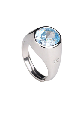 PDR Everyday系列新款印章宝石戒指轻奢高级指环送男友妇女节礼物