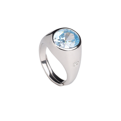 PDR Everyday系列新款印章宝石戒指轻奢高级指环送男友妇女节礼物