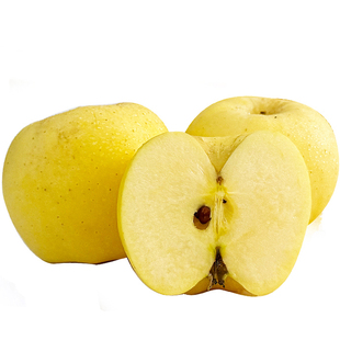甘肃平凉黄金维纳斯苹果 脆甜多汁当季灵台黄苹果顺丰包邮