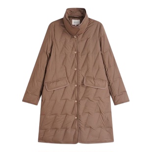 不晚BUWANJUST 高品定制小翻领定位充绒精致感羽绒服 N899