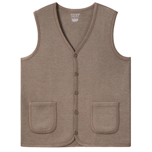 【角鲨烷润肤3A抗菌】SCHIESSER舒雅男士双面磨毛加厚保暖背心