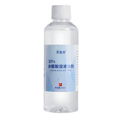 医用冰醋酸溶液30%涂灰趾甲泡脚