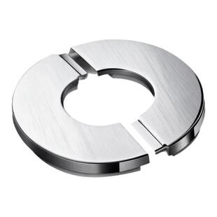 不锈钢装饰盖圆形三角阀龙头墙洞口遮丑盖水管燃气热水器盖子配件