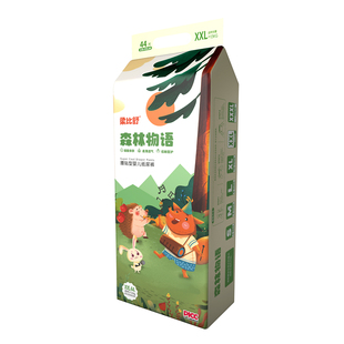 柔比舒森林物语纸尿裤XXL88弱酸薄款男女宝宝大童专用透气尿不湿L