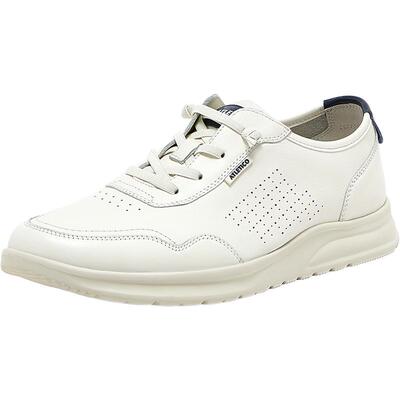 Bata休闲鞋男商场新款牛皮厚底通勤透气百搭运动鞋T2451AM5