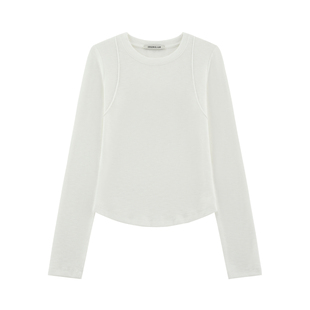 【薇曲】b入升级 巨显瘦立体肌理感亲肤弹力百搭长袖T恤打底衫-05