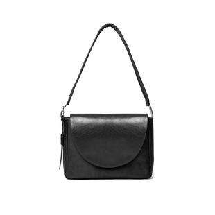 Kami anger月影斜挎邮差包 男士斜挎皮包简约休闲单肩包