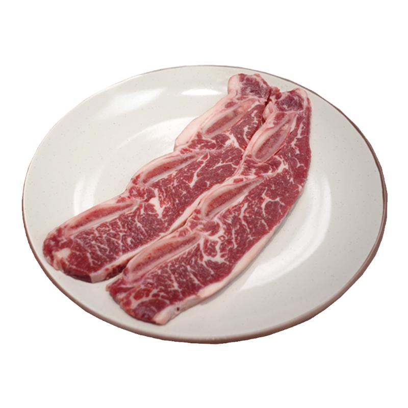 肉鲜森澳洲谷饲原切进口牛仔骨适合煎烤200g*4包