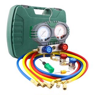 鸿森S60-101/105-A 加液双表套装空调加液雪种冷媒汽车空调加氟表