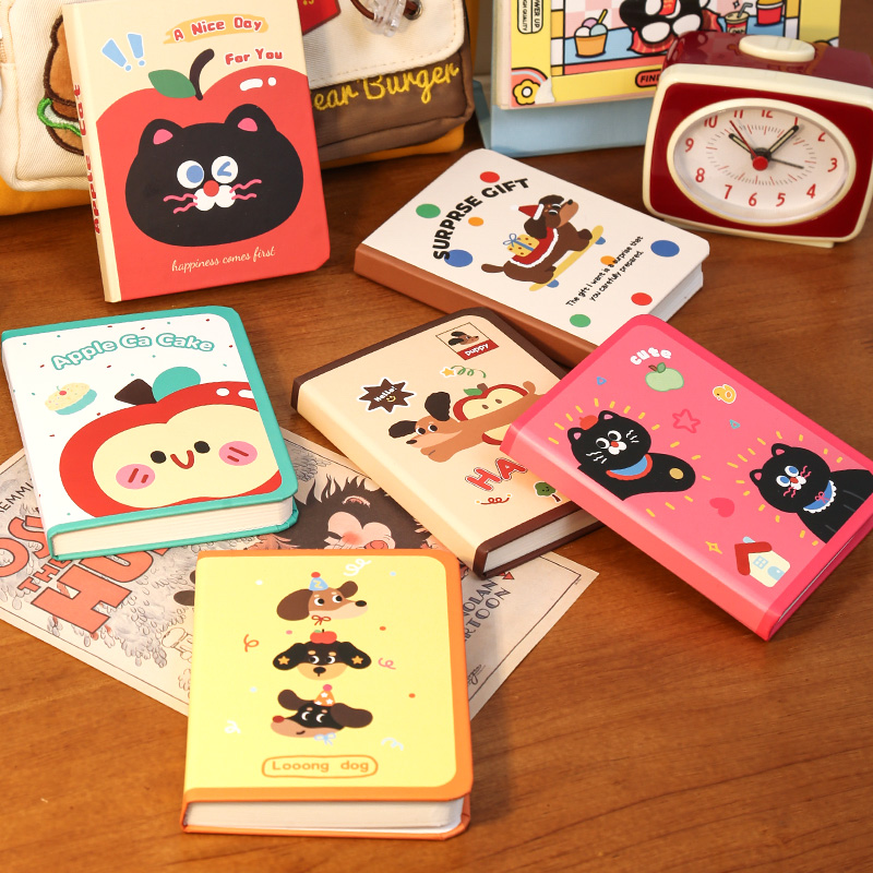 thumbnail for Cute pocket book (hardcover) mini high-value portable notebook A7 notebook for primary school students