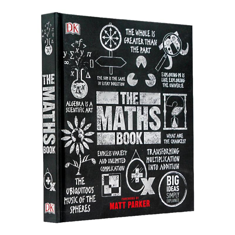 现货 DK人类的思想百科丛书 数学百科 The Maths Book Big Ideas Simply Explained英文原版图解科普 数学发展历史人工智能密码学
