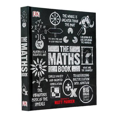 现货 DK人类的思想百科丛书 数学百科 The Maths Book  Big Ideas Simply Explained英文原版图解科普 数学发展历史人工智能密码学