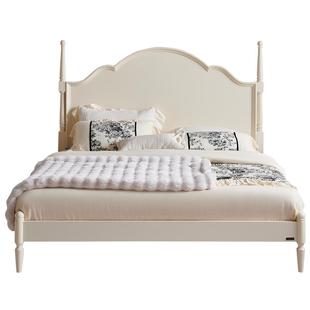 全友家居奶油风主卧室大床2025新款小户型1米8双人大床1米5公主床