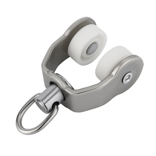 【金属加固】窗帘轮滑轮子弯轨走珠轮子吊轮滚轮挂钩轮老式窗帘轮