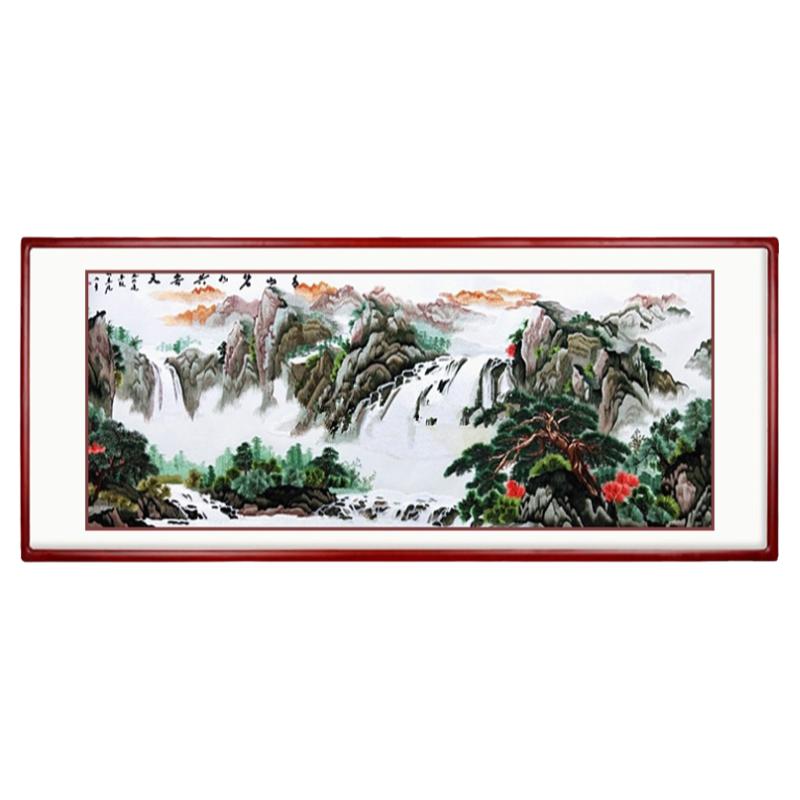 镇湖酒店开业青山碧水云天刺绣