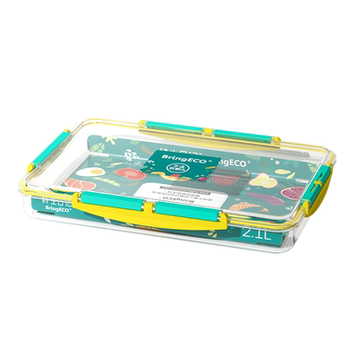 BringECO鲜生日记保鲜盒食品级Tritan密封盒大容量收纳盒塑料便当