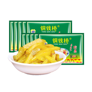 铜钱桥榨菜丝余姚特产小包装学生下饭菜咸菜东北口味小菜60g/袋