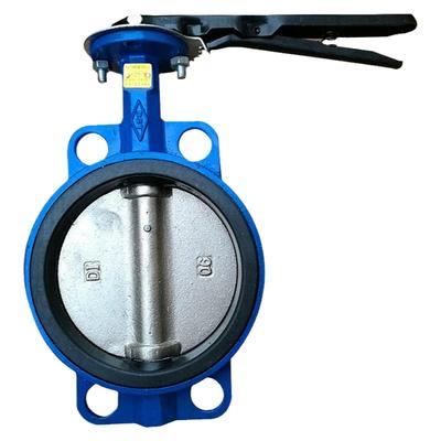 手柄对夹式蝶阀水阀开关4寸DN100