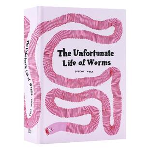 可怜虫蚯蚓的生活 英文原版 The Unfortunate Life of Worms 儿童科普故事 暖心治愈绘本 艺术启蒙 意大利插画师 Noemi Vola