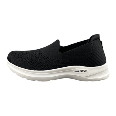 一脚蹬软底弹性妈妈休闲鞋单鞋