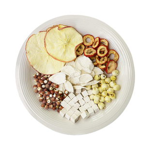 山茶与烁 · 山药苹果健脾四神汤芡实茯苓养脾胃四神汤茶尝鲜款