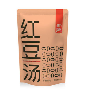 魅力厨房红豆汤粥300g*3袋红豆沙免煮粥即食方便速食甜品配料干净