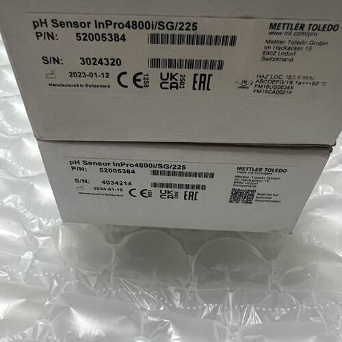 议价InPro4800i/SG/225 订货号52005384现货Mettler电极