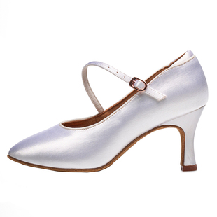 ITENDANCE专业摩登舞鞋女中高跟室内软底国标探戈华尔兹交谊舞鞋